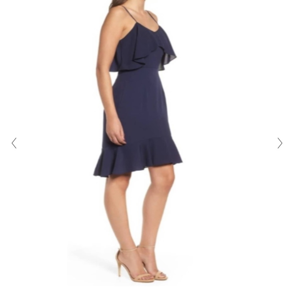 Leith Double Ruffle Flounce Dress - Picture 2 of 8